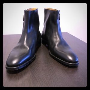 Hermès leather ankle boots